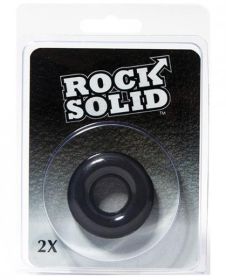 Rock Solid 2&quot; Black Donut Ring