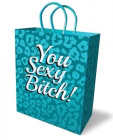 You Sexy Bitch Gift Bag Teal Blue 10 inches (SKU: TCN-LITLGP-012)