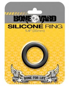 Boneyard Silicone Ring 1.4 inches Black (SKU: TCN-RTBY0135)