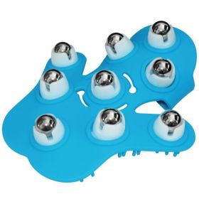 Fuzu Glove Massager Neon Blue (SKU: FINRGLOVE3)